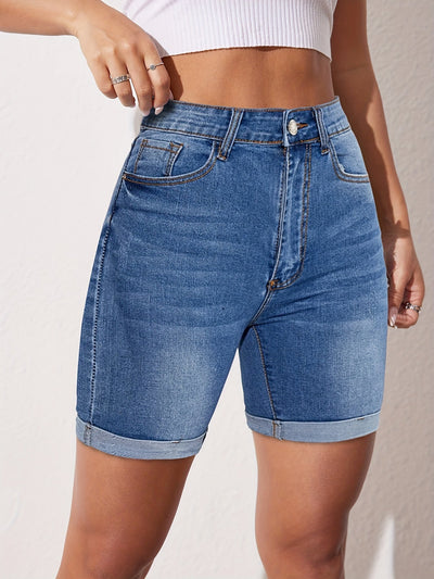 RAPHAELLE™ - Bermuda-Jeansshorts mit Stretch-Passform