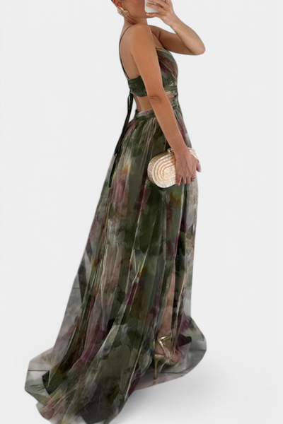 Athena Watercolour - Maxi Dress
