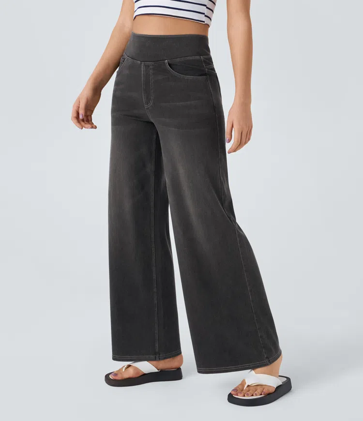 SOLÈNE™ – Relaxed-Fit-Jeans mit weitem Bein