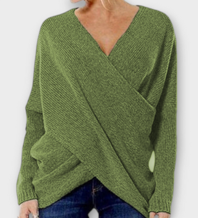Heidi - Gekreuzter Pullover