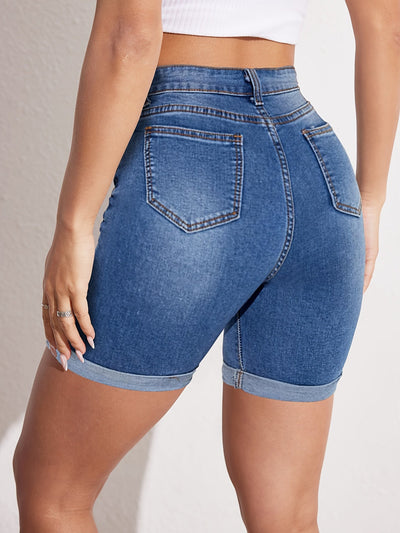 RAPHAELLE™ - Bermuda-Jeansshorts mit Stretch-Passform