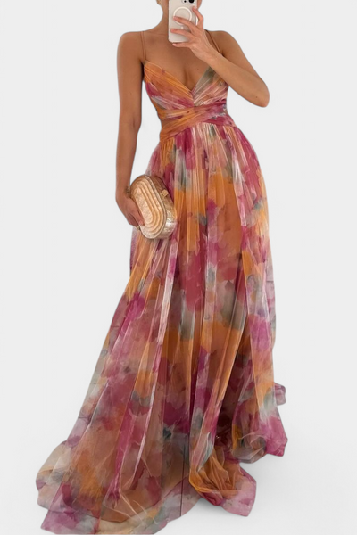 Athena Watercolour - Maxi Dress