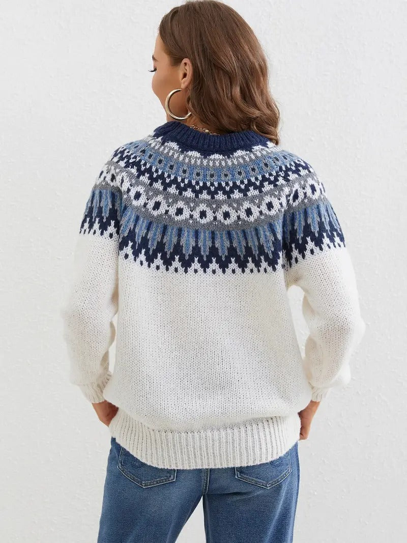 Eleanor - Vintage Fair Isle Pullover
