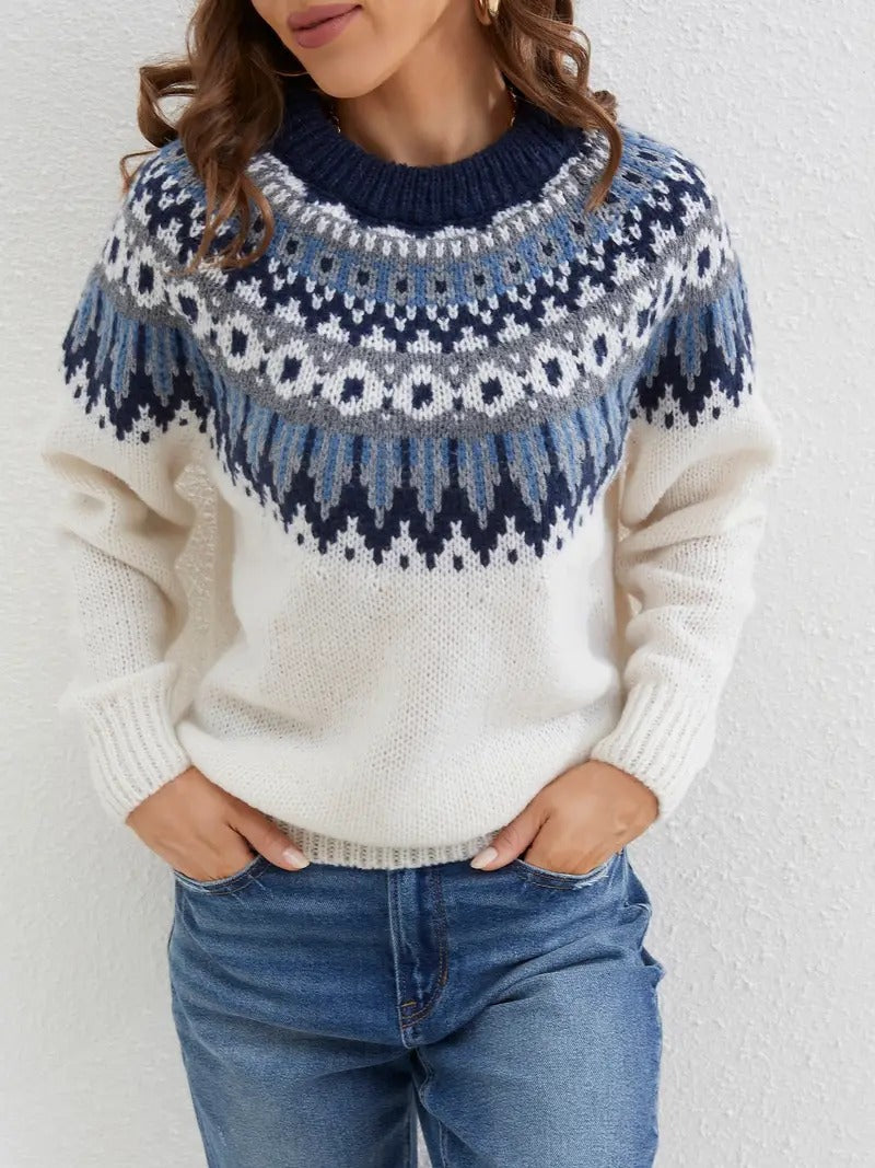 Eleanor - Vintage Fair Isle Pullover