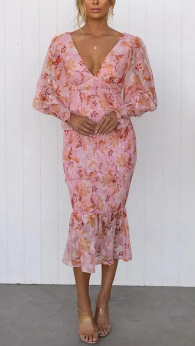 Amara | Atemberaubendes Blumenkleid