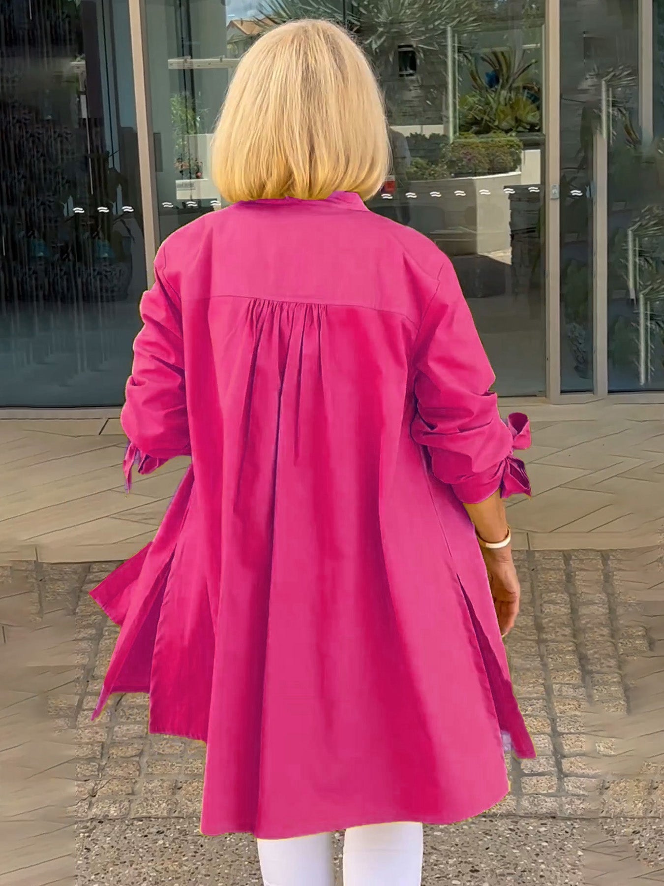 CÉLINA™ - Classy Long Shirt Jacket