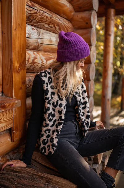 Astrid™ | Stylish leopard vest