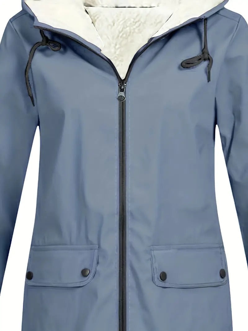 AMELIA™ | Weicher Fleece-Kapuzenpullover mit Reißverschluss 
