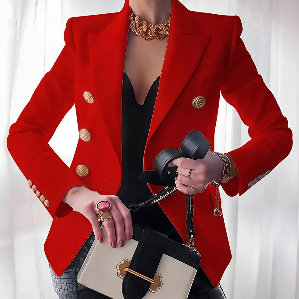 Sarvella™ | Double-Breasted Blazer
