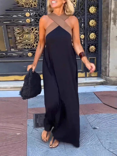 Nicole – Stilvolles Kleid mit Crossover-Ausschnitt