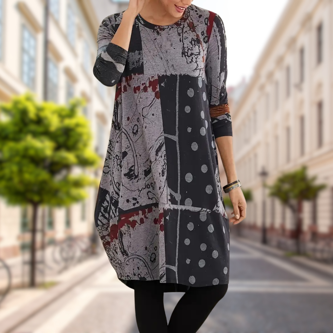 Carli | Plus Size Elegant Longsleeve Dress