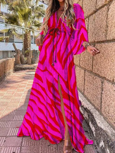Nora – Stilvolles buntes Kleid