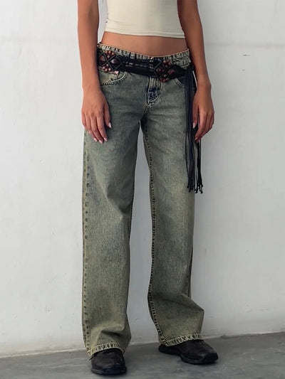 SYLVAINE™ – Lässige Baggy-Jeans im Vintage-Stil 