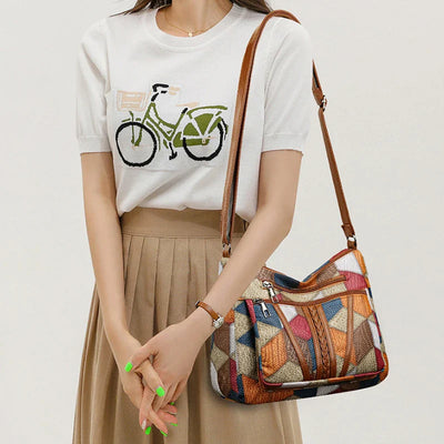 ROSELINE™ – Schicke Vintage-Ledertasche 