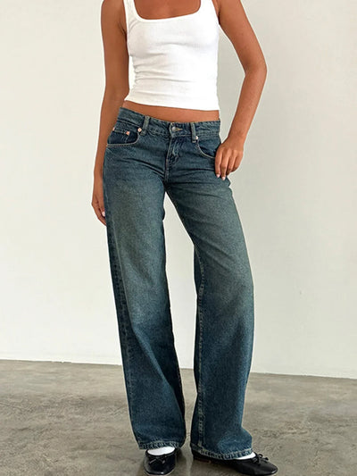 SYLVAINE™ – Lässige Baggy-Jeans im Vintage-Stil 