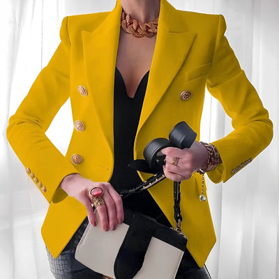 Sarvella™ | Double-Breasted Blazer
