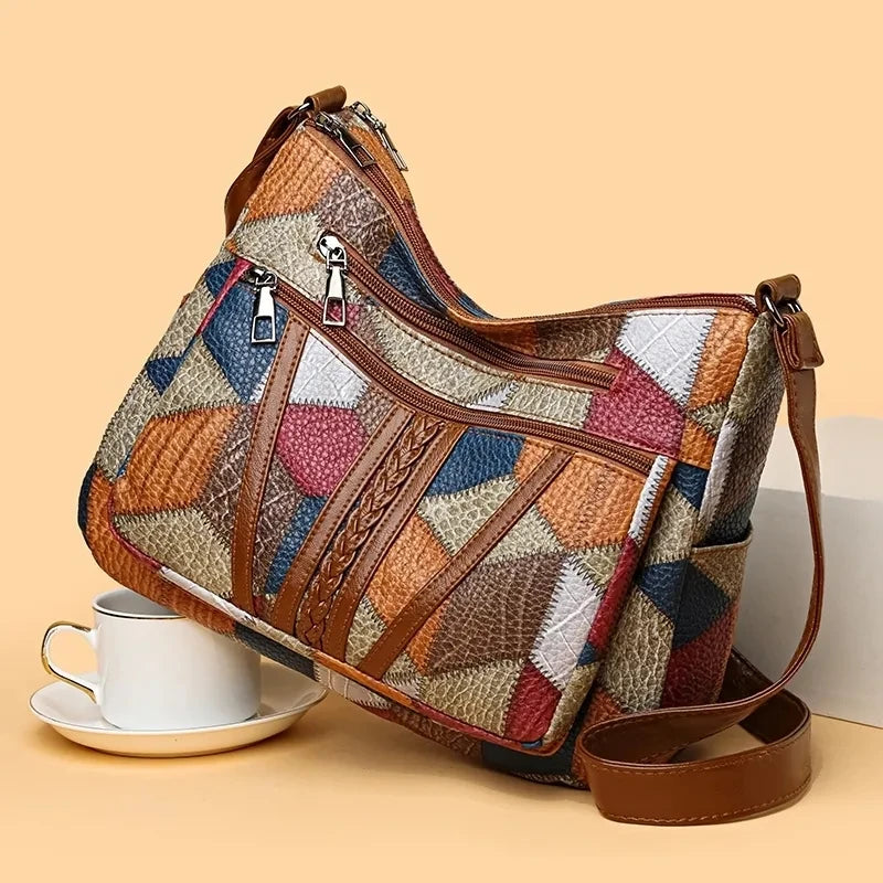 ROSELINE™ – Schicke Vintage-Ledertasche 