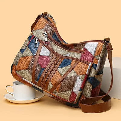 ROSELINE™ – Schicke Vintage-Ledertasche 