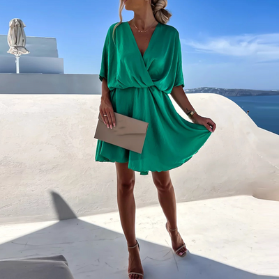 Lennon – Schickes Sommer-Minikleid mit hoher Taille