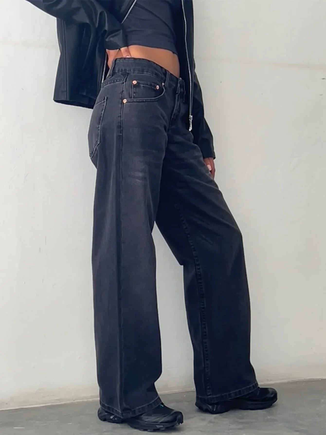 SYLVAINE™ – Lässige Baggy-Jeans im Vintage-Stil 
