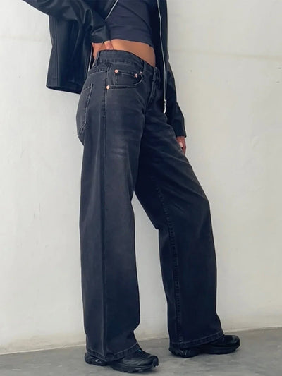 SYLVAINE™ – Lässige Baggy-Jeans im Vintage-Stil 