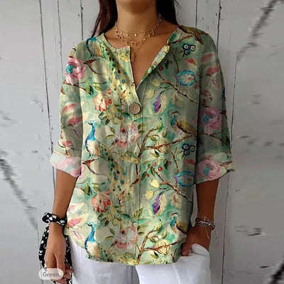 Becca™ | Floral Print Spring Blouse