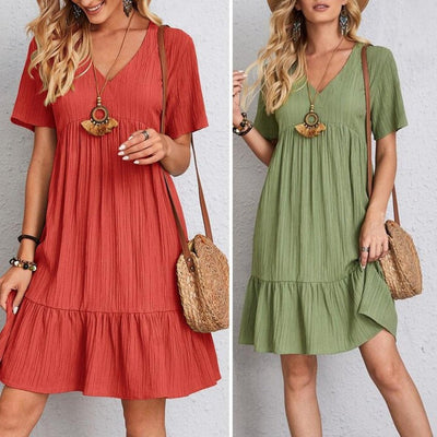 Cecilia™ |   Elegant Belly Cover Dress