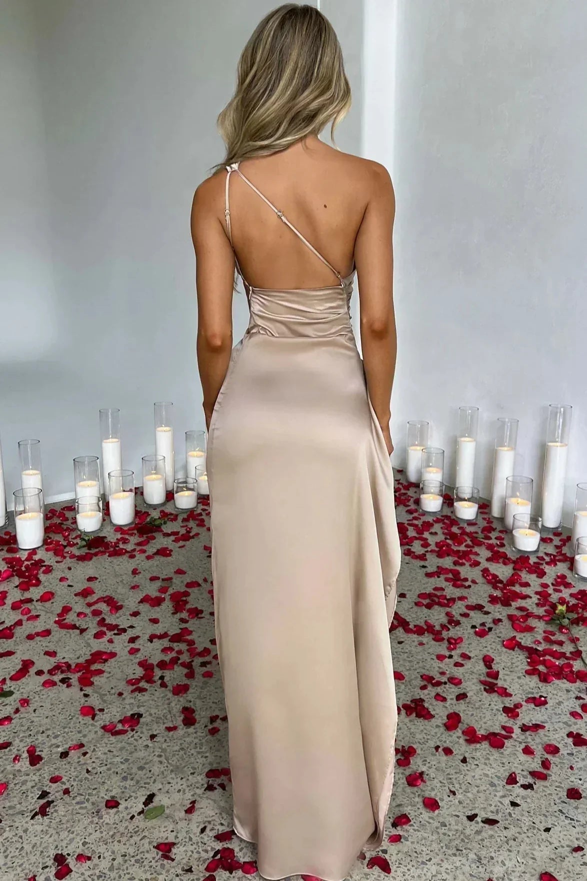 Emberly - One-Shoulder Maxi Dress