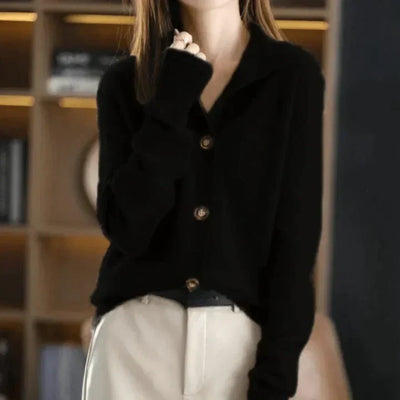 Aria Cozy Button-Up Cardigan