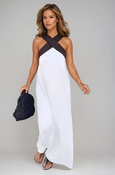 Nicole – Stilvolles Kleid mit Crossover-Ausschnitt
