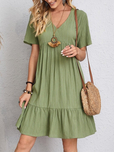 Cecilia™ |   Elegant Belly Cover Dress