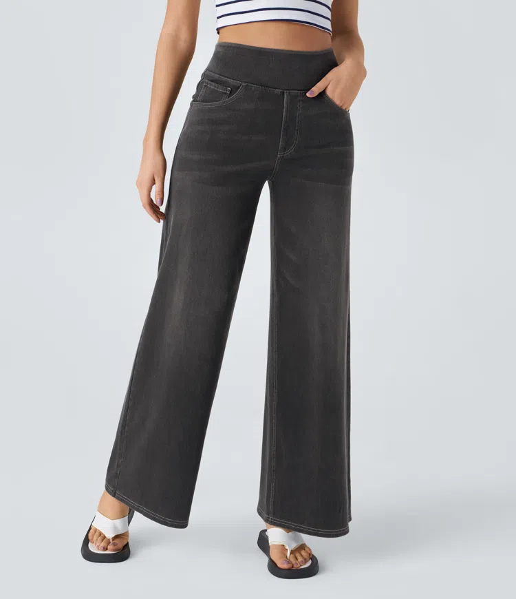 SOLÈNE™ – Relaxed-Fit-Jeans mit weitem Bein