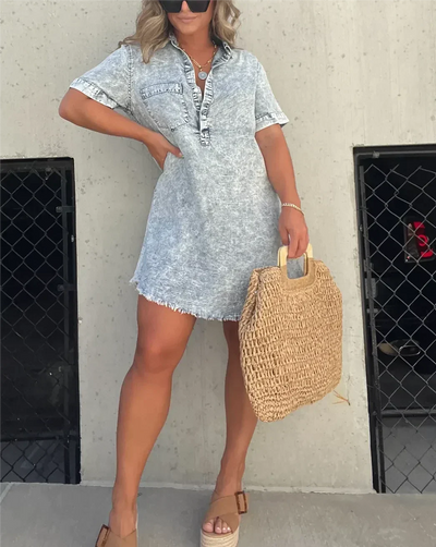 Mira™ | Relaxed Cotton Dress