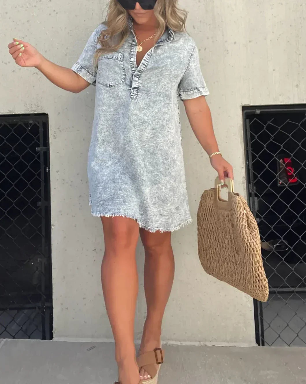 Mira™ | Relaxed Cotton Dress