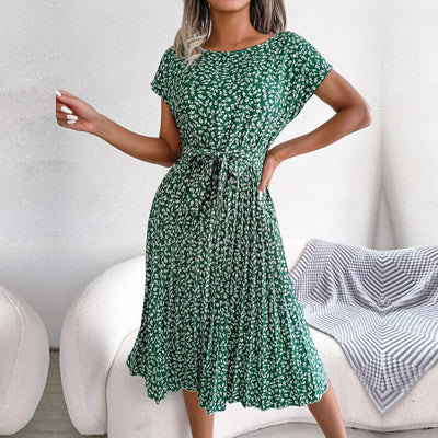Anabelle™ – Plissee-Midikleid mit Blumenmuster