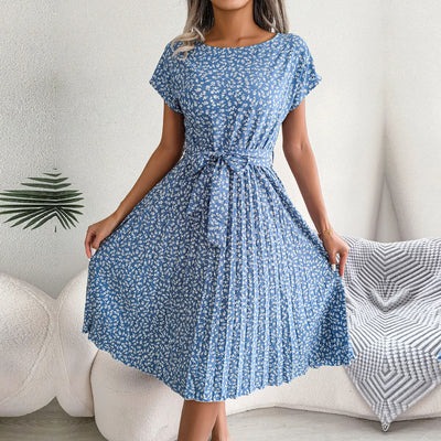 Anabelle™ – Plissee-Midikleid mit Blumenmuster