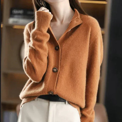 Aria Cozy Button-Up Cardigan