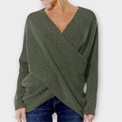 Heidi - Gekreuzter Pullover